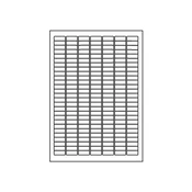 Samolepiace etikety 25,4 x 10,0