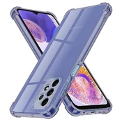 TPU gel maskica Techsuit Shockproof za Samsung Galaxy A23 - smoke black