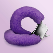 Crushious Kosmate lisice za zapestja Crushious - Love Cuffs, vijolične, (21133703)