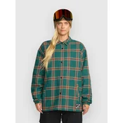 Volcom Ins Riding Flannel Jacket atlantic deep