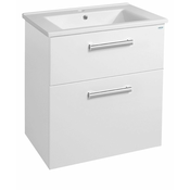 Kozmetična omarica VEGA, 76 x 72,6 x 43,8 cm, bela - Bela - 24 - 43.80 - MDF/laminat - Obešen na steno - Aqualine - POLY A VEGA - 62.00 - Sodoben kvadraten - 62x72,6x43,8 cm - 72.60