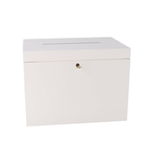 AtmoWood Lesena skrinja z odprtino 29 x 20 x 21 cm - bela