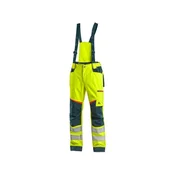 CXS Hlače CXS BEDFORD, visoko vidne, moške, softshell, rumeno-bencinske