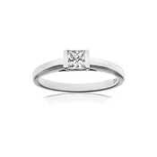 DIAMANT LETERNEL Prstan srebrna
