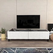 Hanah Home HANAH HOME Lerze - White, Black TV omarica, (20867138)