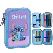 Disney Stitch dvoslojna popunjena pernica