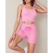 Resti Womens ribbed sports set