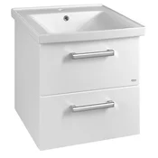 VEGA Vanity Unit 51,5x60x43,8cm, 2x predal, bela - Bela - 51,5x60x43,6 cm - Aqualine - VEGA - 24 - MDF/laminat - 515 - 600 - 436 - 14