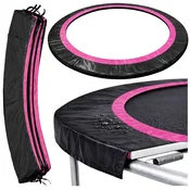 shumee Prevleka za vzmet za trampolin Sport Max 8ft črna in roza