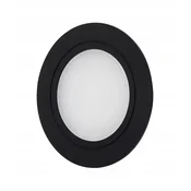 LED vgradna svetilka za pohištvo 2W črna 3000K 120 lm 55 mm SLL01