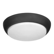 Armatura KOKO z mikrovalovnim senzorjem gibanja 2xE27, 2x40W, črna - polipropilen, mat senčnik - p