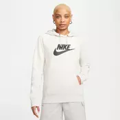 Nike W NSW ESSNTL HOODIE PO HBR, ženski pulover, bijela DX2319