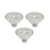 Prios LED reflektor GU5.3 4,3W 345lm 36° prozoren 830 komplet 3 - jasno - Steklo