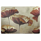 Decormat Podloga za pisarniški stol Painting large poppies 140x100 cm 15 cm