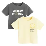 Cool Club majica 2 kosa KR LCB3201996-00 8132704 SMILEY F večbarvno 68