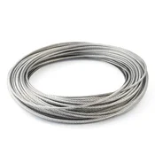 shumee 25m edelstahl drahtseil 1mm 7x7 Stahlseil Seil Draht Stahl V4A