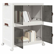vidaXL vidaXL Škatla za shranjevanje s kolesi 75 L 64x40x76 cm, (22048718)