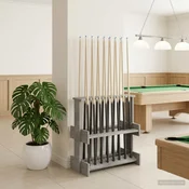 vidaXL Držalo za biljardne palice Inženirski les 60 x 35 x 60 cm