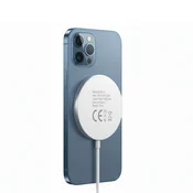 OEM Mayaxess, Polnilnik za iPhone 13 Pro Max Magsafe magnetni 15W, Bela, (5000275885)