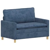 Vidaxl Kavč Modra 126 x 81 x 87,5 cm Poliester