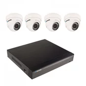 Secutek BAZAR - Komplet kamer 8MP s snemanjem 4K SLG-NVR3604CDP1S800 - 4x 8MP dome kamera, NVR