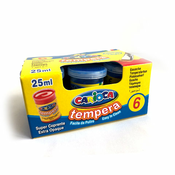 Modra tempera v lončku 6x35 gr - Carioca