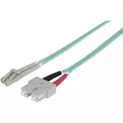 Intellinet Priključni kabel iz optičnih vlaken [1x LC-vtič - 1x SC-vtič] 50/125µ multi-način OM3 5 m Intellinet
