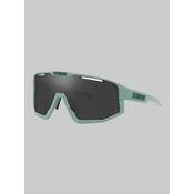 BLIZ Active Eyewear Fusion Matt Green Sunglasses smoke w silver mirror