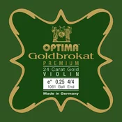E-struna za violino 1/4 Goldbrokat Premium 24 Carat Gold Optima