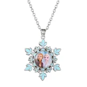 Ogrlica Disney Frozen - Elsa i Anna, posrebrena