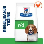 Hills Prescription Diet r/d Weight Loss Hrana za Pse sa Piletinom 1,5 kg
