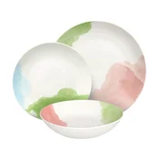 TOGNANA 18-delni set krožnikov Madison Acquerello, porcelan