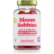 Bloom Robbins LOVE is in the HAIR Hair gummies for new mommies žvečilne kosti za lase za ženske 60 kos