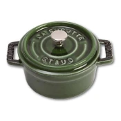Staub la Cocotte Mini 250 ml zeleni kokilka litoželezni pekač s pokrovom