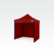 paviljon vrtni 2x2m - plus 3 stene - Rdeča