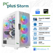 PCPLUS Storm i5-14400F 16GB 1TB NVMe SSD GeForce RTX 4060 8GB Windows 11 Home RGB igrace stolno racunalo