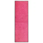Vidaxl Pralni predpražnik roza 60x180 cm