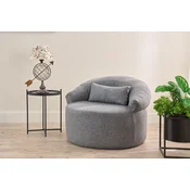 Atelier del Sofa Fotelja Pitta, 100x70x80cm, Siva