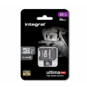 INTEGRAL spominska kartica z adapterjem 32GB INMSDH32G-100V10