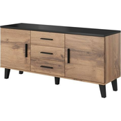 TV element Lotta 150 - hrast/crna