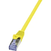 LogiLink RJ45 mrežni kabel CAT 6A S/FTP [1x RJ45 utikač - 1x RJ45 utikač] 1.50 m žuti nezapaljivi,