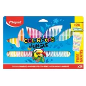 FLOMASTERI MAPED COLOR`PEPS JUNGLE + NALEPNICE GRATIS 1/24