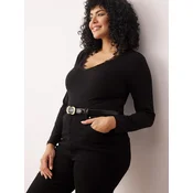 Trendyol Curve Ženski bodi Tbbaw26Cs00001, Crni