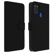 AVIZAR Folio Case Samsung Galaxy A21s z držalom za kartico - ČRNa, (20617065)