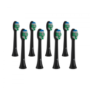 TRUELIFE Nadomestne glave SonicBrush Compact Heads Black Standard 8 pak