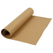 Papir iz umetnega usnja - golden dots (papir iz umetnega usnja)