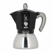 Bialetti Moka Induktion Kafetijera 0,28 L Crno, Srebro