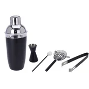 EXCELLENT Barmanski set 5 kosov iz nerjavečega jekla črne barve KO-A12405590