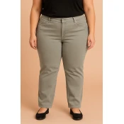 Plus size kavbojke, zelene