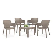 Roeva 4+1 set vrtnega pohištva cappuccino